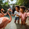 Flamingo Mingle DiscoveryCoveOrlando.com